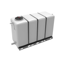 Емкость KR 4000л с 3 патрубками 110, 63 и 90 мм в обрешетке