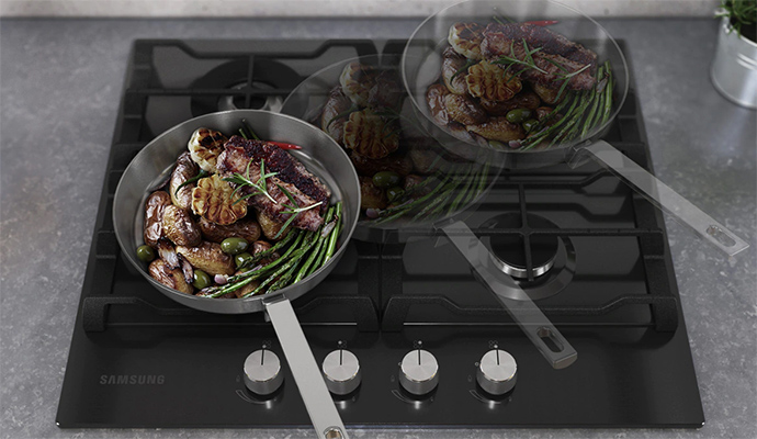 Газовая варочная панель Samsung NA64H3030AK
