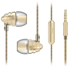 Проводные наушники с микрофоном Harper HV-805 Gold
